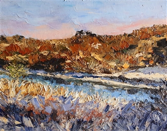 Evening Sun in the Dunes
Oil Paint on Panel
16" x 20"