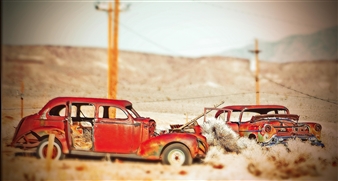 Abandon Cars In Goldfield,NV Tilt-shift
Metal Print
22" x 40"