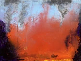Wildfires
Acrylic on Canvas
18" x 24"