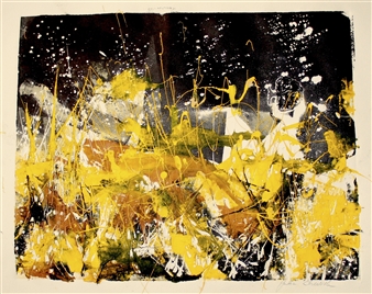 Yellow Field at Night
Monotype
13" x 16"