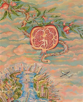 Pomegranate Love Story
Acrylic on Canvas
40" x 30"