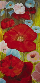 Poppies
Acrylic on Canvas
24" x 12"