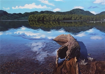 Pirihueico Lake
Acrylic on Canvas
20" x 27.5"
