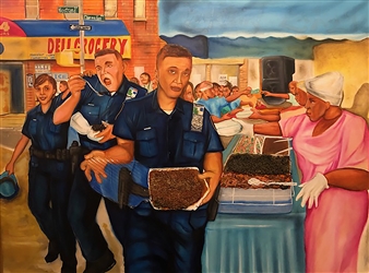 No Donuts Here
Oil on Canvas
36" x 48"
